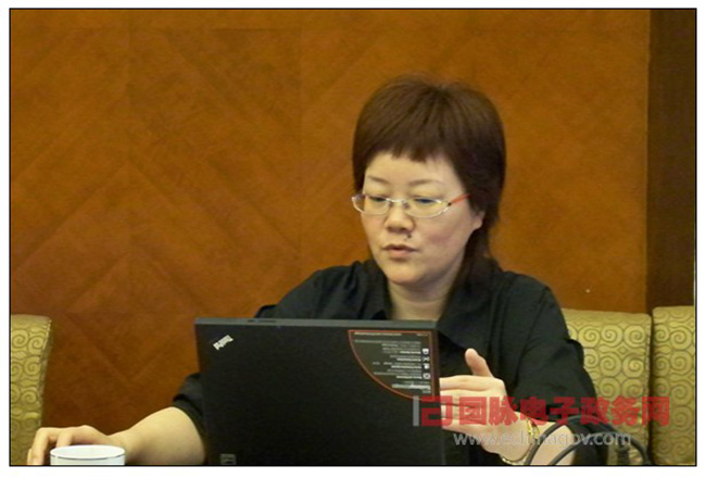 奇异果体育互联政府网站评测研究中心副主任、首席规划师郑爱军女士